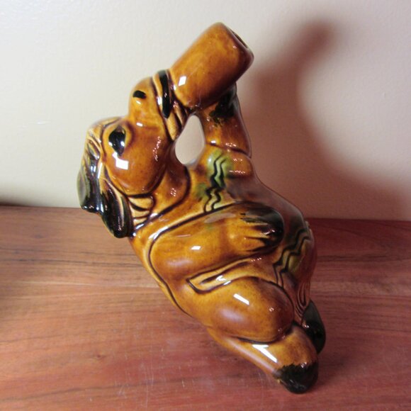 drunk donkey burro ceramic decanter vintage mexico & 6 shot glasses (W5772) - Picture 11 of 16